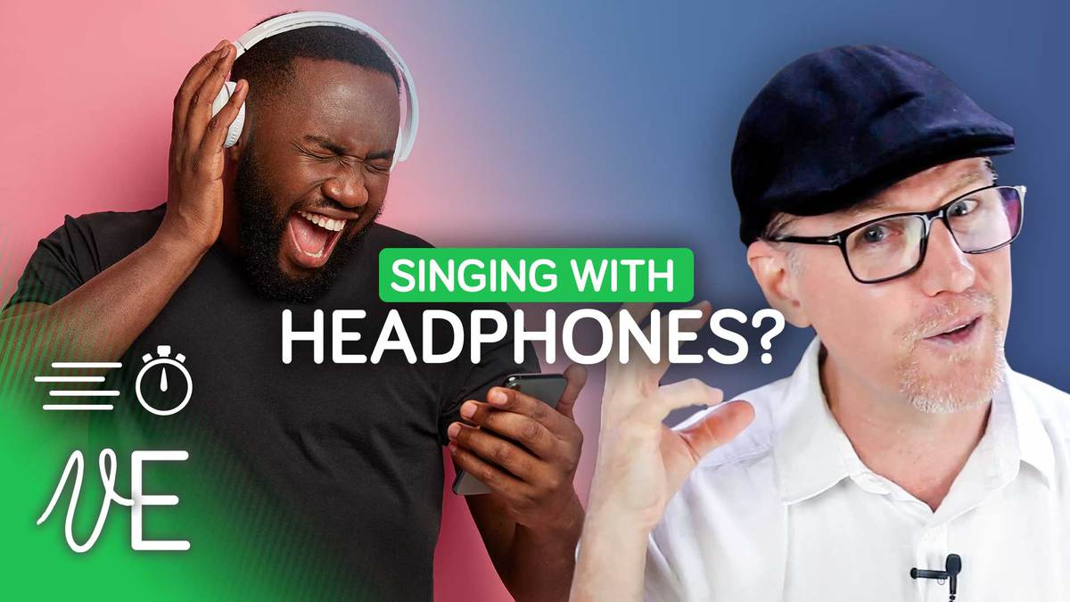 Should you practice singing with headphones?